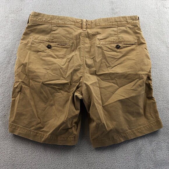American Eagle Mens Shorts Size 32 Khaki Chino Casual Slim Next Level Flex - Picture 14 of 14